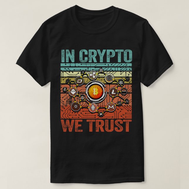 Bitcoin Shirt Blockchain Cryptocurrency In Crypto  (Design Front)