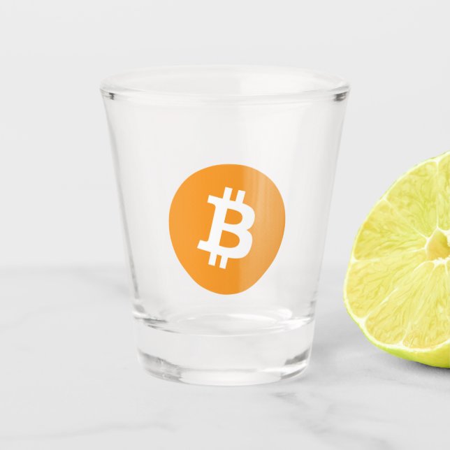 Bitcoin Shot Glass (Front)
