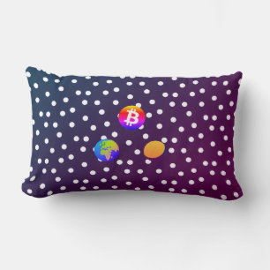 Bitcoin Solar System Lumbar Cushion
