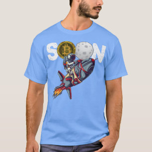 Bitcoin SOON To Moon Cryptocurrency HODL Funny Cry T-Shirt