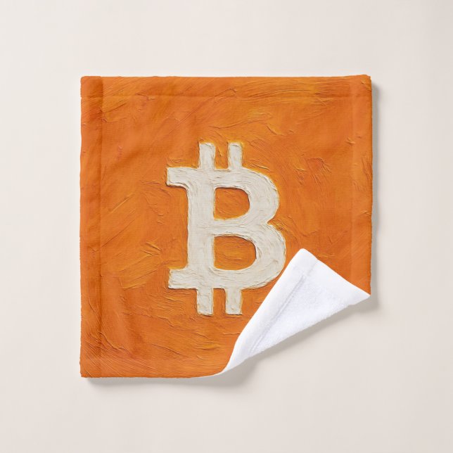 Bitcoin Standard (Oil, Style: 1) Wash Cloth (Wash Cloth)