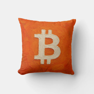 Bitcoin Standard (Oil, Style: 3) Cushion