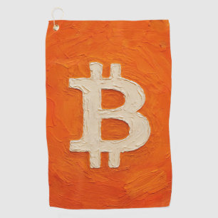 Bitcoin Standard (Oil, Style: 3) Golf Towel