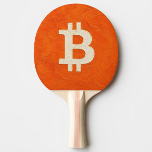 Bitcoin Standard (Oil, Style: 4) Ping Pong Paddle