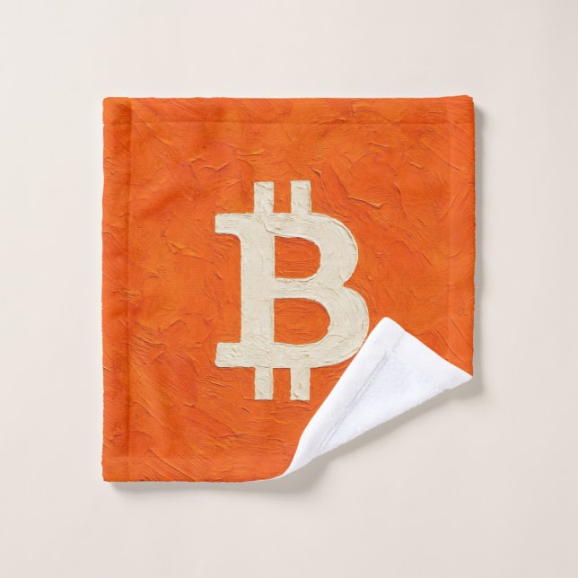 Bitcoin Standard (Oil, Style: 4) Wash Cloth (Wash Cloth)