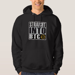 Bitcoin Straight Outta into BTC Blockchain Hoodie