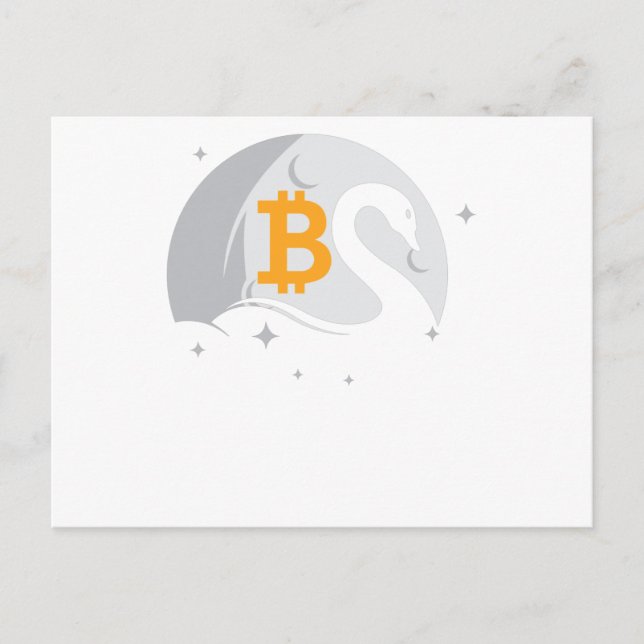 Bitcoin Swan Postcard (Front)