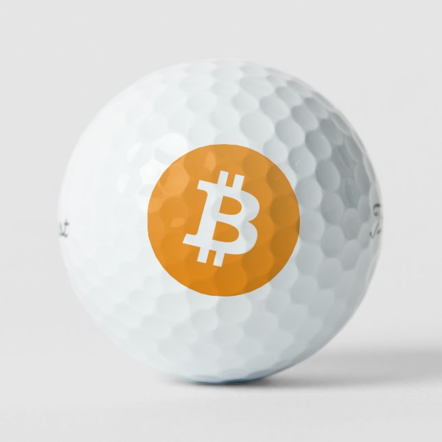 Bitcoin Titleist Pro V1 Dozen Golf Balls (Front)