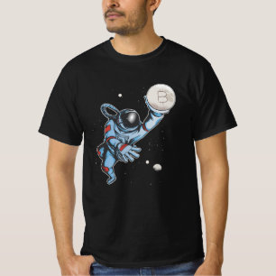 Bitcoin to the moon Astronaut T-Shirt