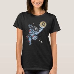 Bitcoin to the moon Astronaut T-Shirt