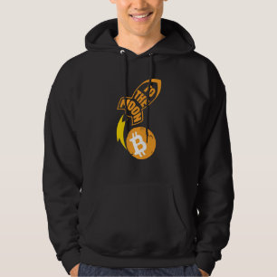 Bitcoin To The Moon for Investor Trader BTC Hoodie