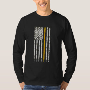 Bitcoin To The Moon  Patriotic American Flag T-Shirt