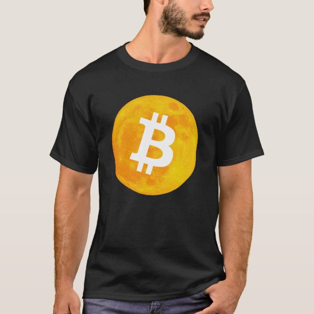 bitcoin to the moon! T-Shirt (Front)