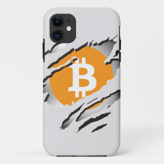 Bitcoin Torn Image w/ Logo Reveal Underneath  Case-Mate iPhone Case