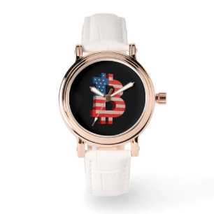 Bitcoin USA Pixel ₿ Watch