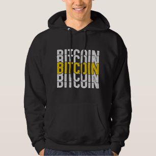 Bitcoin Vintage BTC Crypto Mens Saying 2 Hoodie