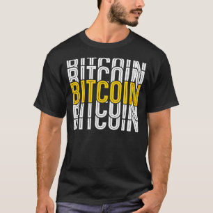 Bitcoin Vintage BTC Crypto Mens Saying T-Shirt