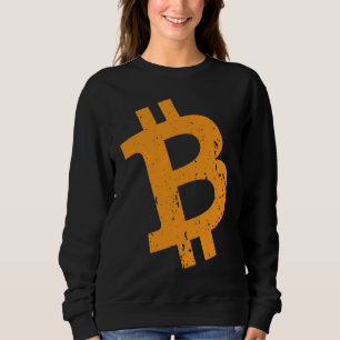Bitcoin Vintage Crypto Blockchain Bitcoin Sweatshirt