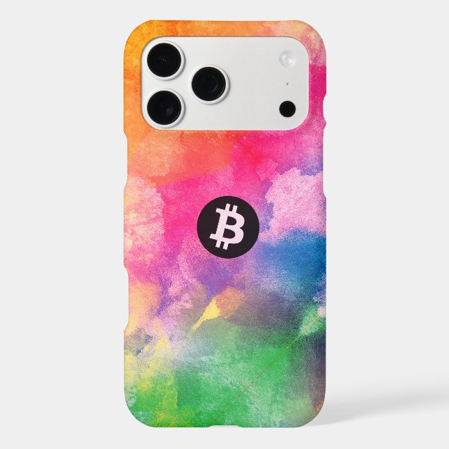Bitcoin Watercolor (Style 1 - Genesis) (Back)