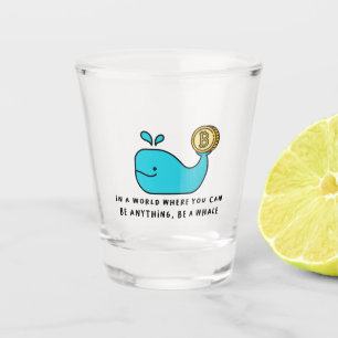 Bitcoin Whale T-Shirt Shot Glass