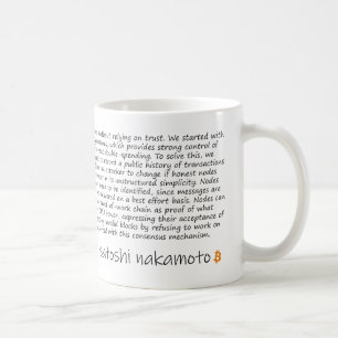 Bitcoin White Paper Coffee Mug