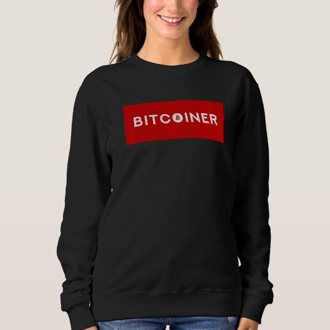 Bitcoiner Bitcoin Love Sweatshirt (Front)