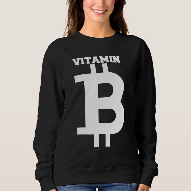 Bitcoins Gold For Bitcoiner Crypto Miner 12 Sweatshirt (Front)