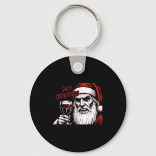 Bite Christmas Vamre Santa Claus Vintage Comic Boo Key Ring