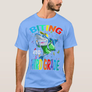 Bite Into The Third GradeBack to School Shark For T-Shirt