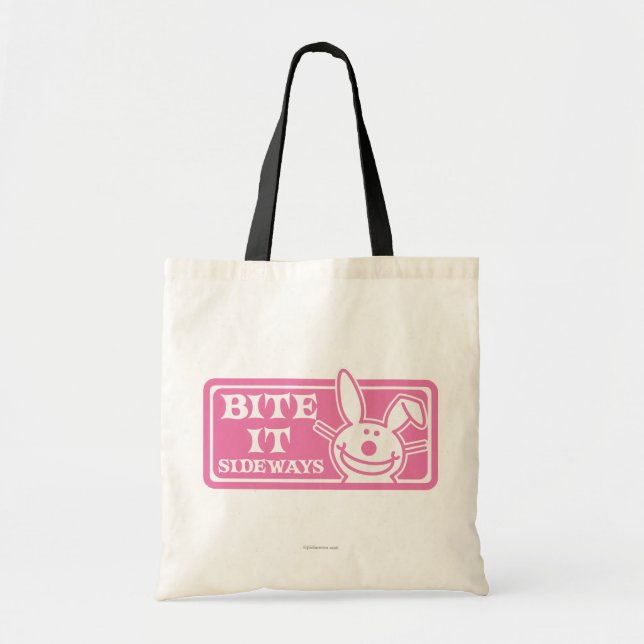 Bite it Sideways Tote Bag (Front)