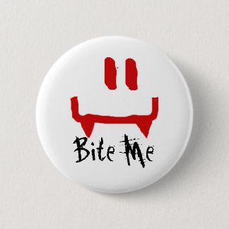 Bite Me 6 Cm Round Badge