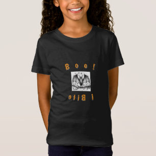 Bite Me, Boo! Kids T-shirt Halloween Theme