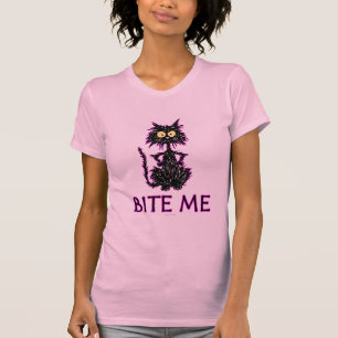 Bite Me! Cat Gift Designs T-Shirt