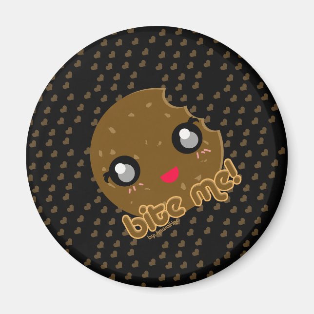 Bite Me! cookie edition Magnet (Front)