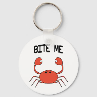 BITE Me crab keychain