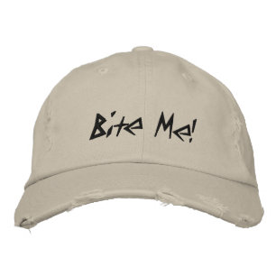 Bite Me! Embroidered Hat