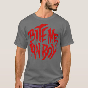 Bite me fan boy lobos back T-Shirt