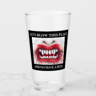 BITE ME Glass Cup
