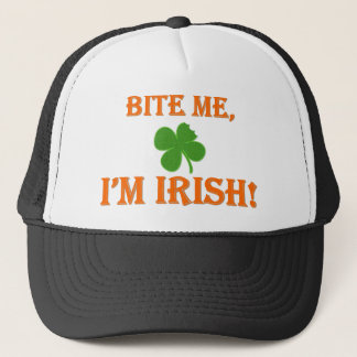 Bite Me I'm Irish Trucker Hat