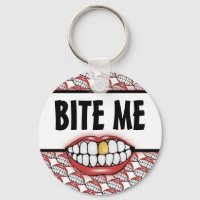 Bite Me Keychain