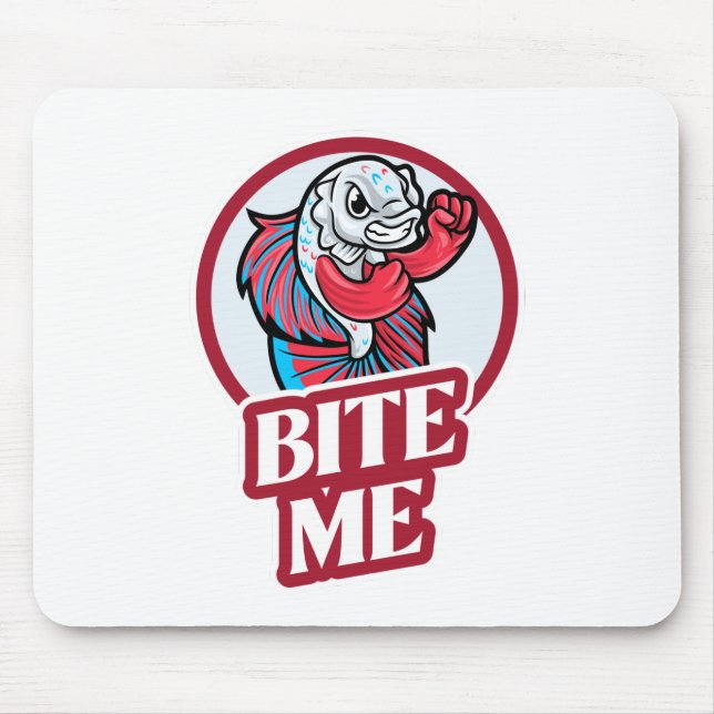 Bite Me Mouse Pad (Front)