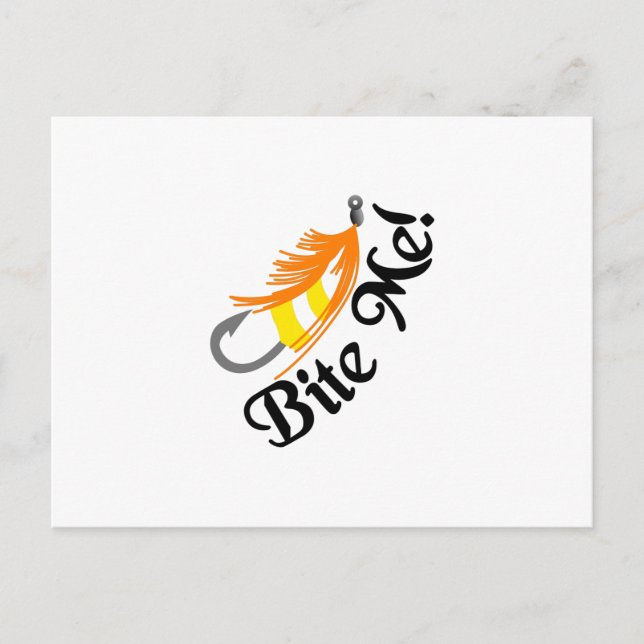 Bite Me Postcard (Front)
