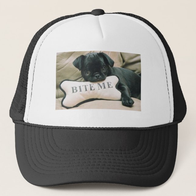 BITE ME PUG HAT (Front)