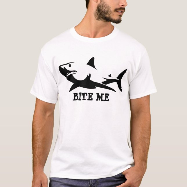 Bite me Shark, T-shirt (Front)