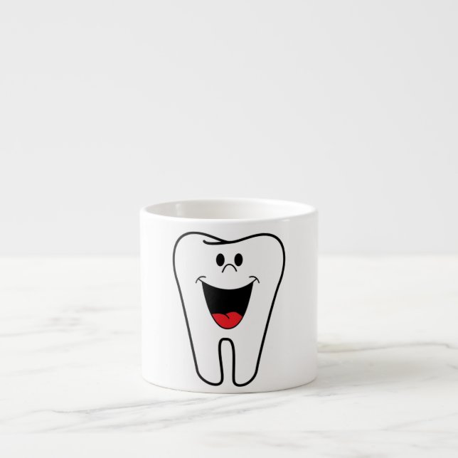 "BITE ME" TOOTH ESPRESSO CUP (Front)