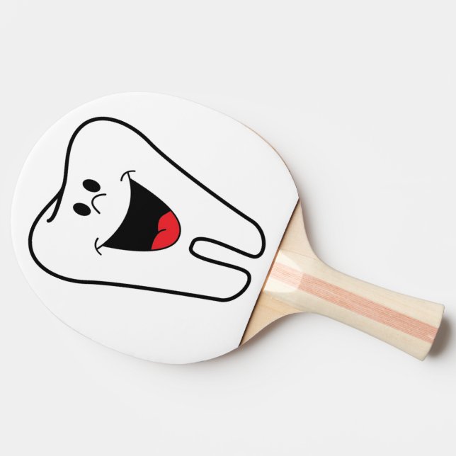 "BITE ME" TOOTH PING PONG PADDLE (Side)