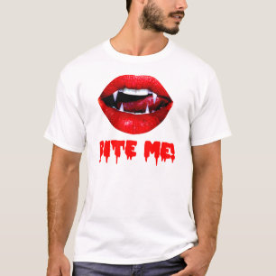 Bite Me Vampire Halloween T-Shirt