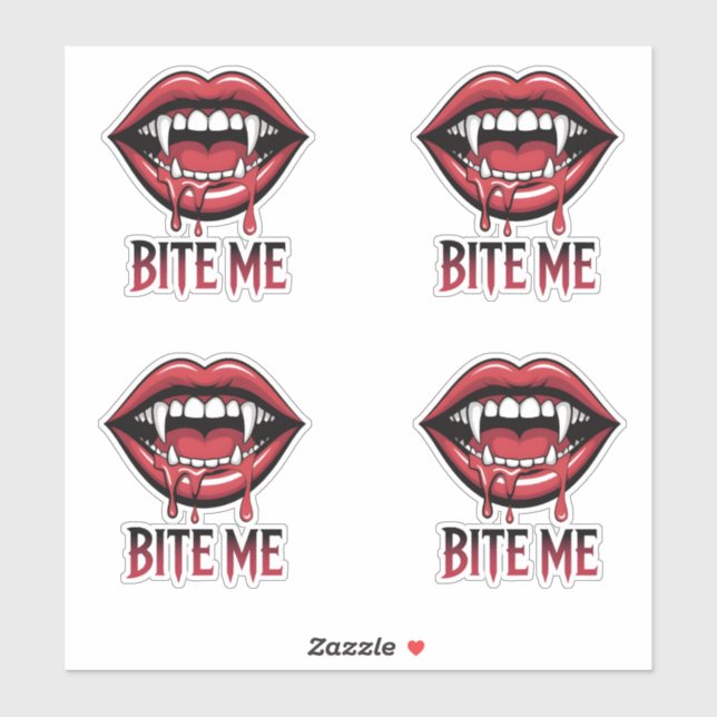 Bite Me Vampire Mouth (Sheet)
