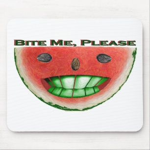 Bite Me Watermelon Mouse Pad