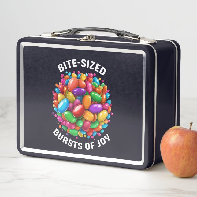 Bite-sized Bursts of Joy Metal Lunch Box (In Situ)